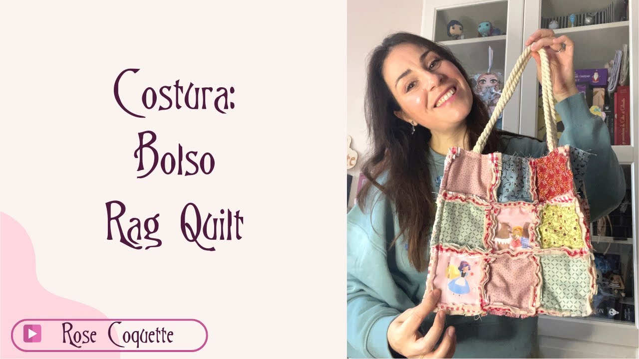 Bolso con técnica rag quilt #costura #ragquilt #bolso