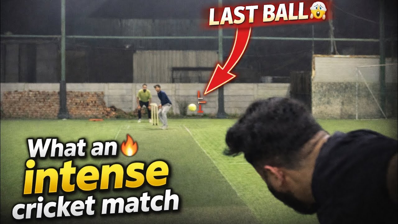 What an INTENSE Cricket Match 🔥 Last Ball Twist!” 😍 ~ TODAY INDIA WILL LOSE FINALS 😩