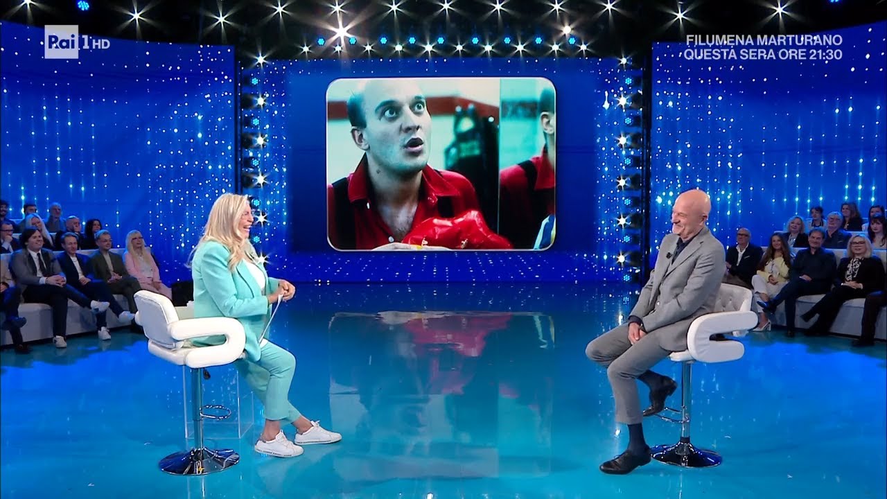 Claudio Bisio e Mara Venier tra affetto e ironia - Domenica In 05/04/2026
