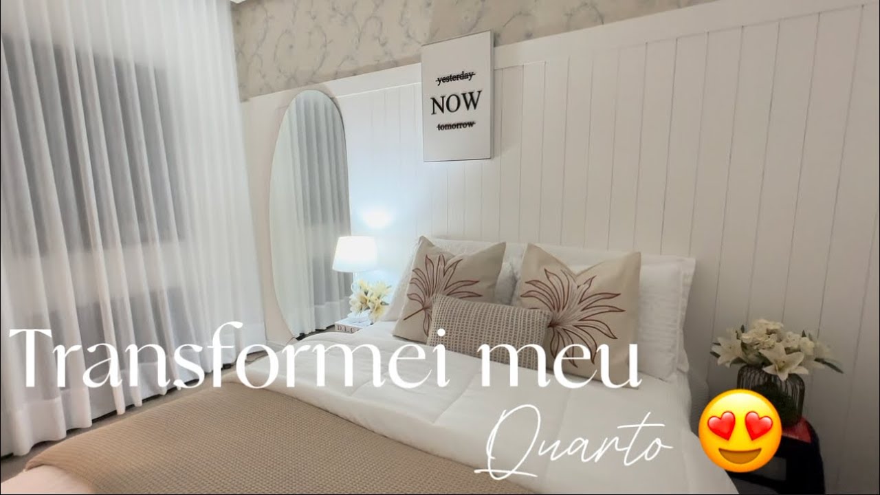 Transformação completa do meu quarto, ficou maravilhoso 😍😍😍