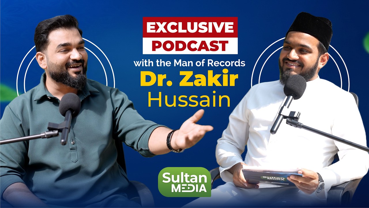 Exclusive Live Podcast with the Man of Records – Dr. Zakir Hussain | Sultan Media