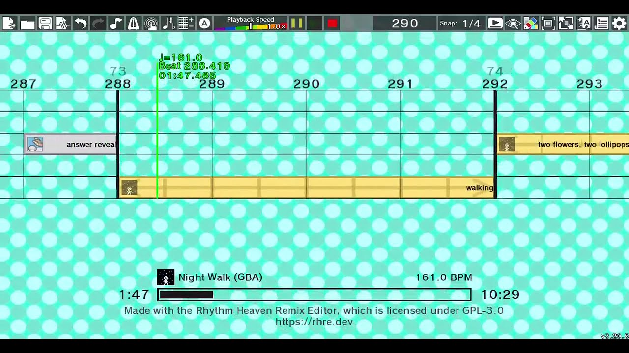 Rhythm Heaven Series Medley but the games are in order