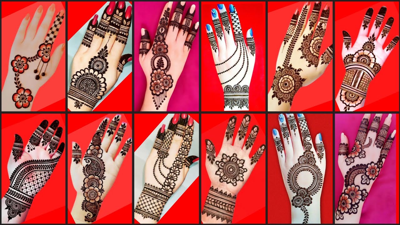 Mehndi Designs for Girls Easy / Mehandi Designs Easy / Back Side Mehndi Designs / Floral Design 