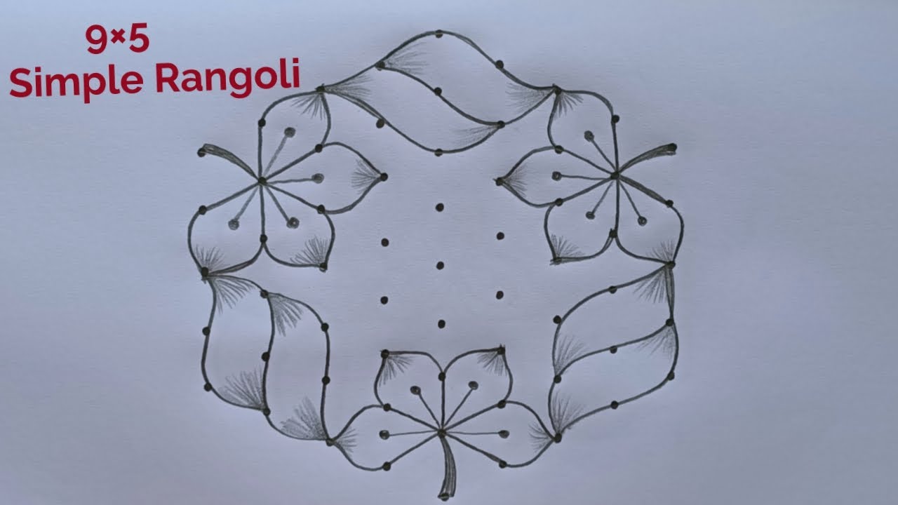 Very Simple Panguni Uthiram Kolam 9&times;5 🌺 Chithirai 1 Kolam 🌺 Pandaga Muggulu 🌺 Beautiful Rangoli