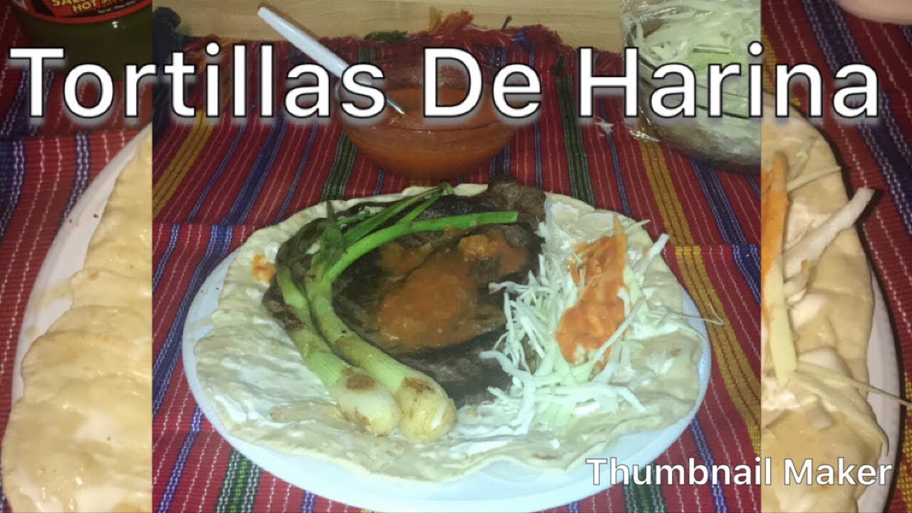 Tortillas De Harina Estilo Izabal Guatemala
