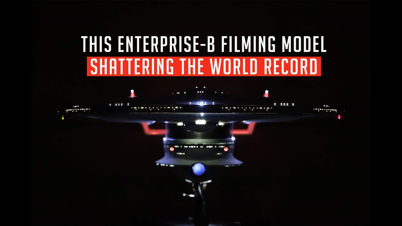Star Trek Movie Prop USS Excelsior Starship  -  USS Enterprise NCC 1701 B   - USS Lakota NCC 42768