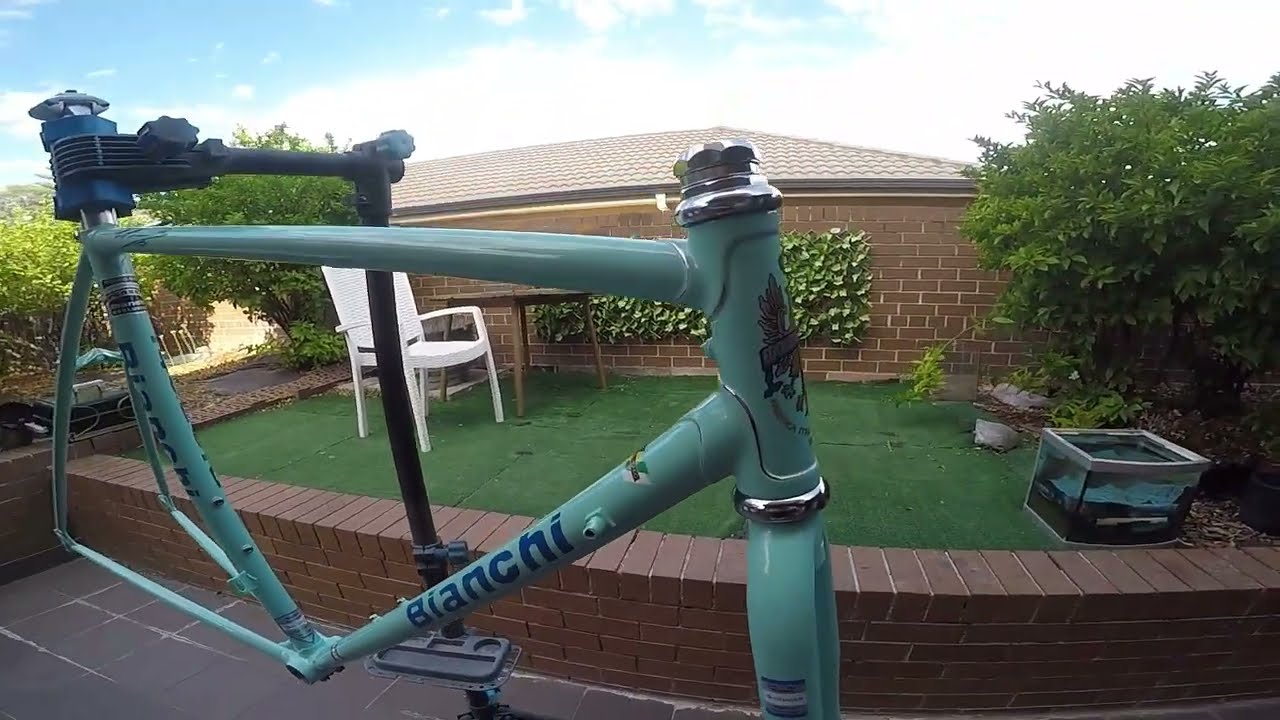 Vintage road bike rebuild Retro roadies Neo-Retro Bianchi Build - Part 3
