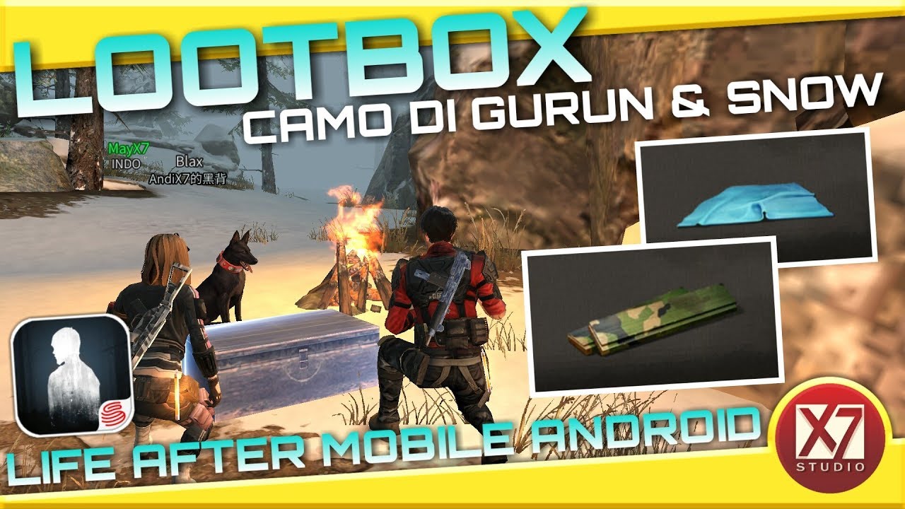 LOOTBOX CAMO DI GURUN & SNOW | LIFE AFTER ANDROID | INDONESIA