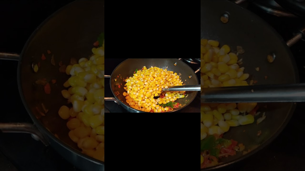 #Sweet corn mashala chat#