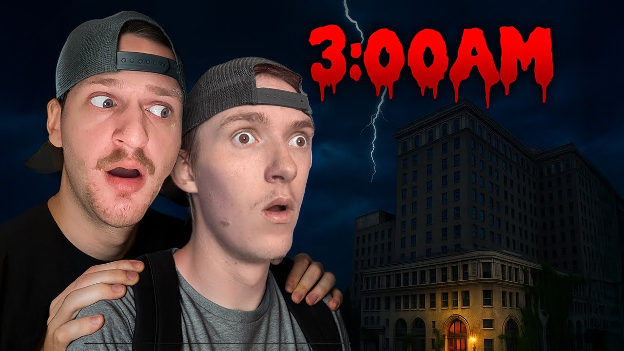 OVERNIGHT IN A HAUNTED HOTEL… 