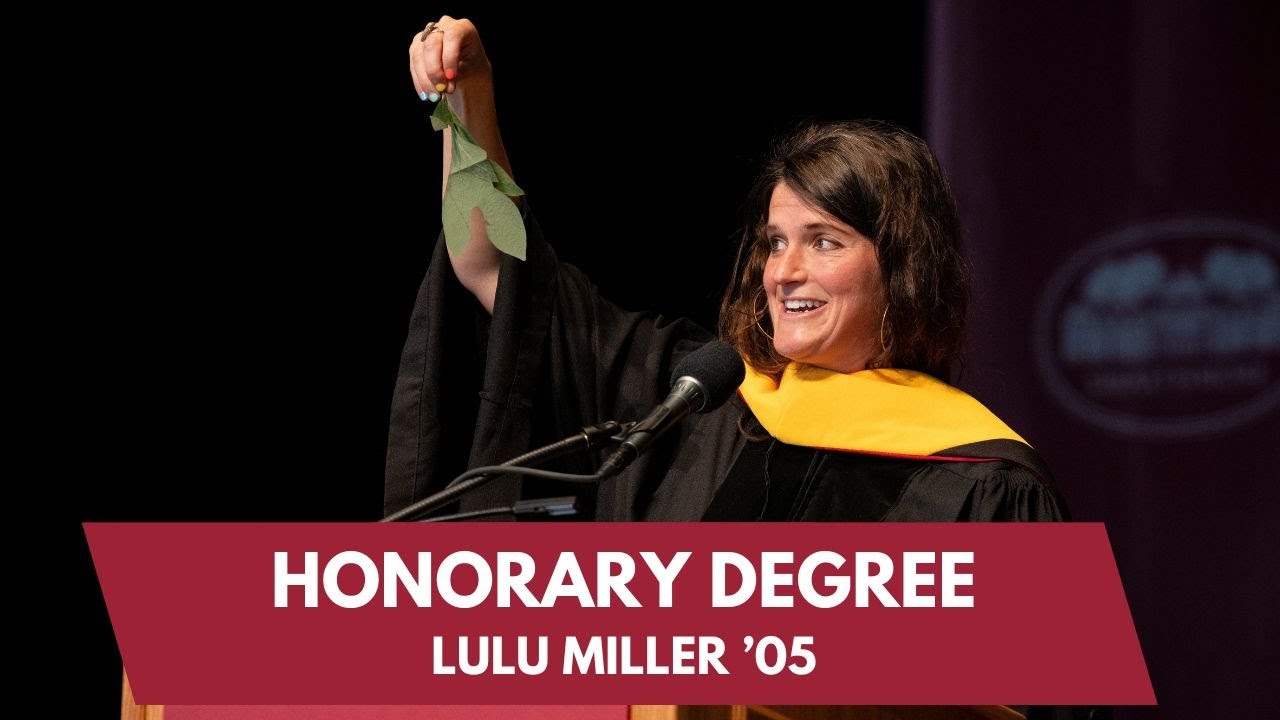 2024 Commencement Honorary Degree Recipient Lulu Miller '05