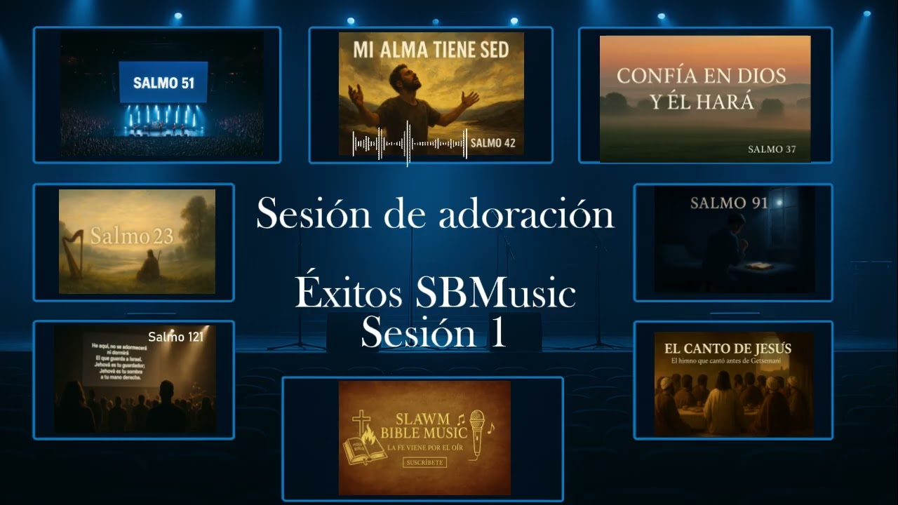 Sesión de Adoración – Éxitos Slawm Bible Music (Sesión 1) #adoracioncristiana  #worshipenespañol