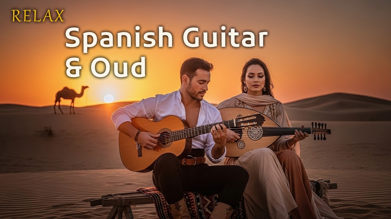 Spanish Guitar & Arabic Oud Instrumental ✨ Relaxing Flamenco Music for Productivity & Travel