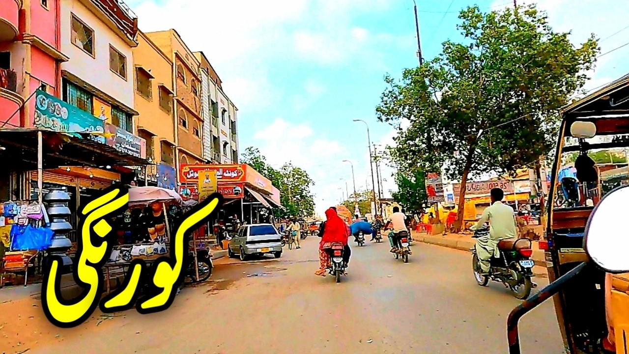 Amazing road trip to densely populated  residential area of 