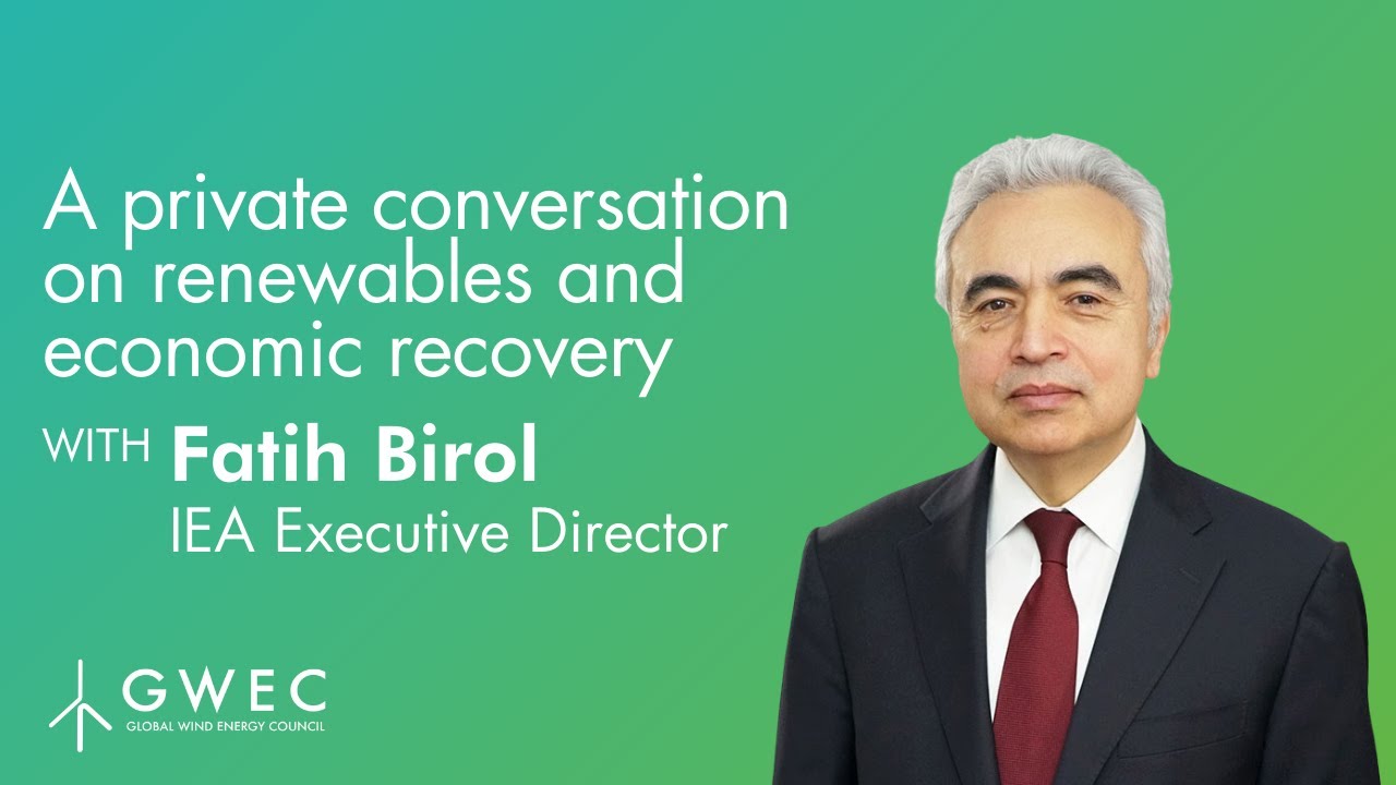A&nbsp;private&nbsp;conversation&nbsp;on renewables and economic recovery with Fatih Birol, IEA Executive Director