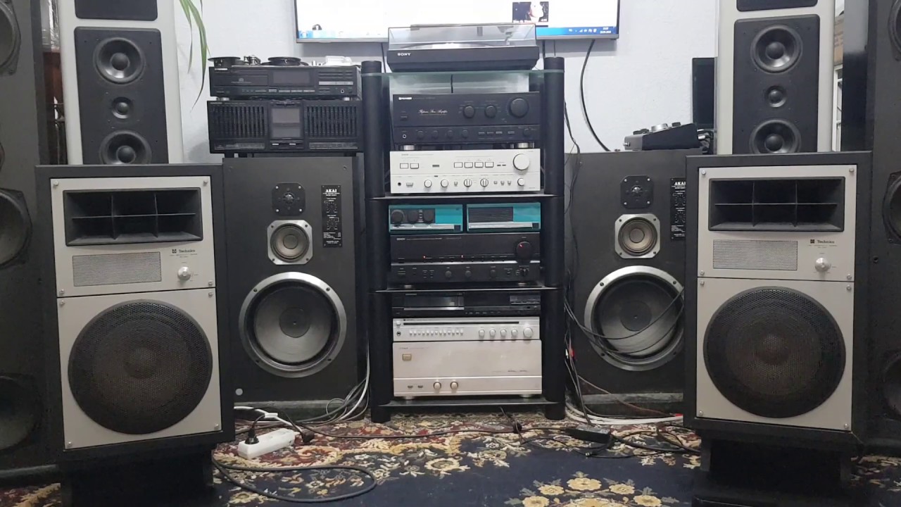Technics SB 440 & Denon pma 1080r test обзор внутри