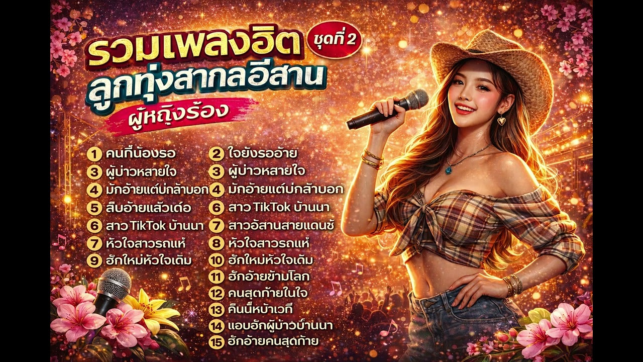 รวมฮิตลูกทุ่งอีสานสากล ชุด2 ผู้หญิงร้อง