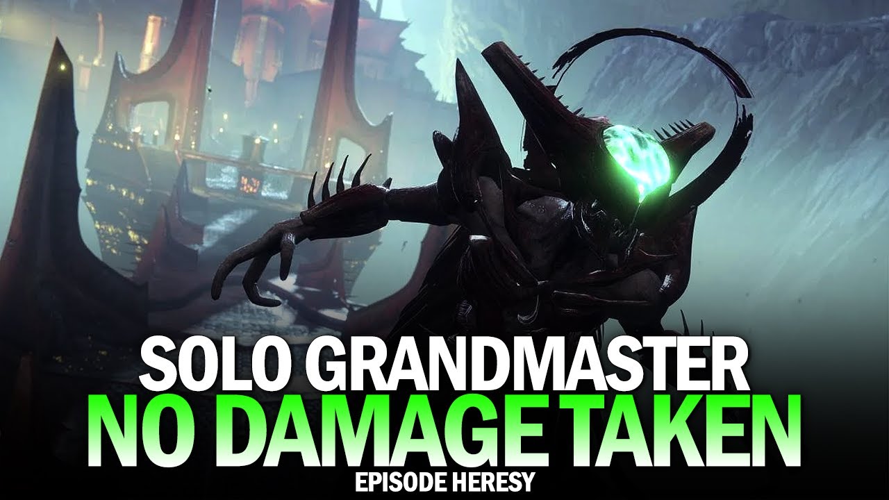 Solo Grandmaster Nightfall - No Damage Taken (The Scarlet Keep) [Destiny 2]