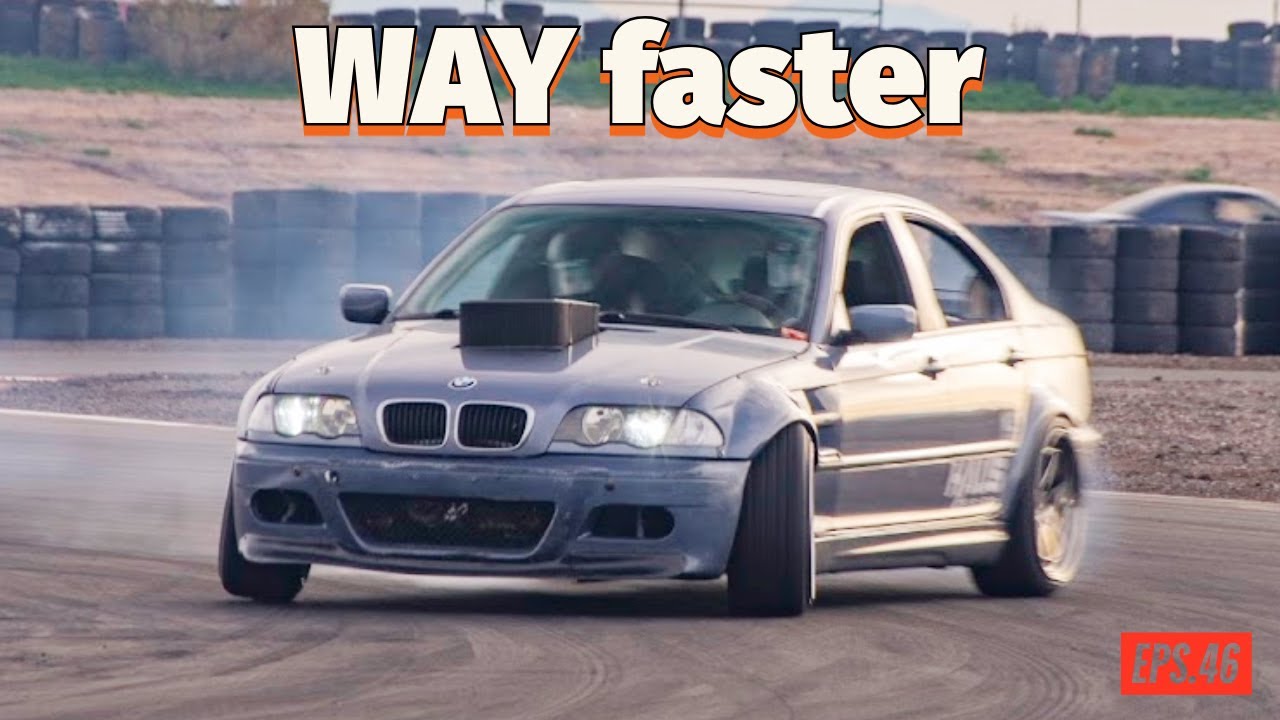 LS swapped e46 hits the track for the first time!