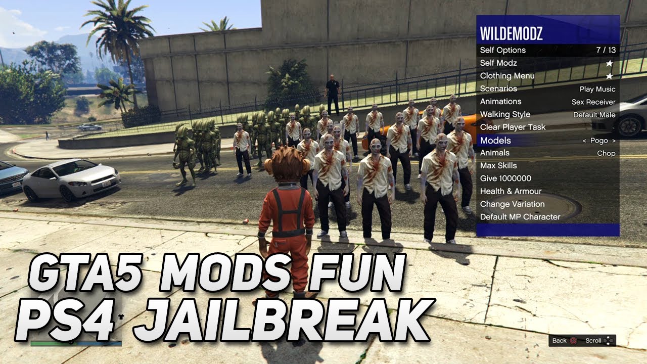 Highest PS4 jailbreak GTA5 mods fun