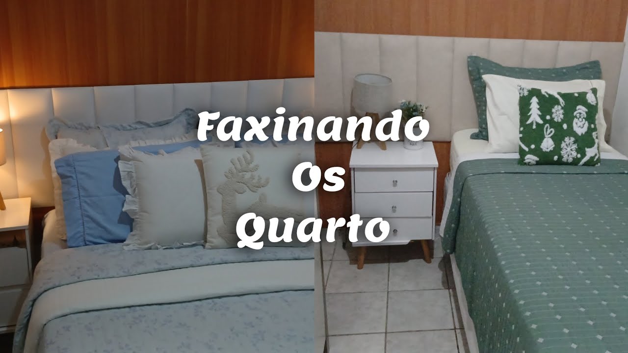 Faxinando os quarto +cama posta da cemana 