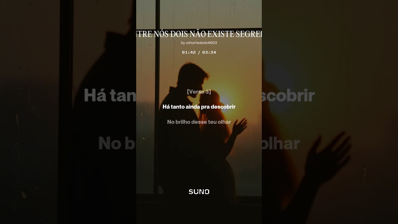 ENTRE NÓS DOIS NÃO EXISTE SEGREDO