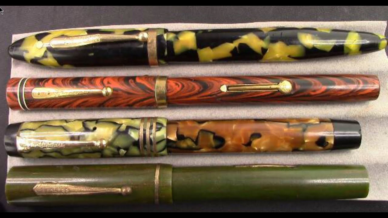 4 Vintage Fountain Pens – Waterman’s 52 Restoration