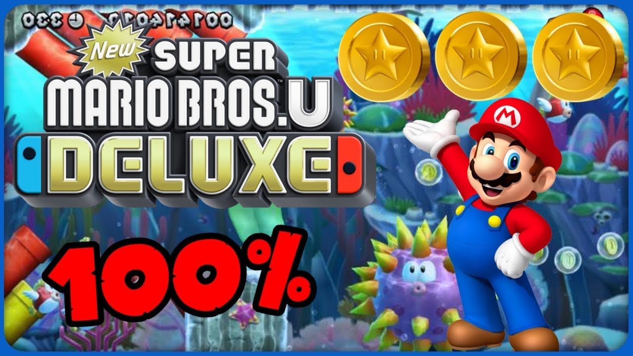 3-2 Tropical Refresher ❤️ New Super Mario Bros. U Deluxe ❤️ 100% All Star Coins
