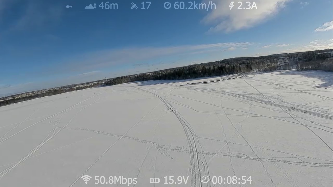 DJI FPV and INAV telemetry OSD on video