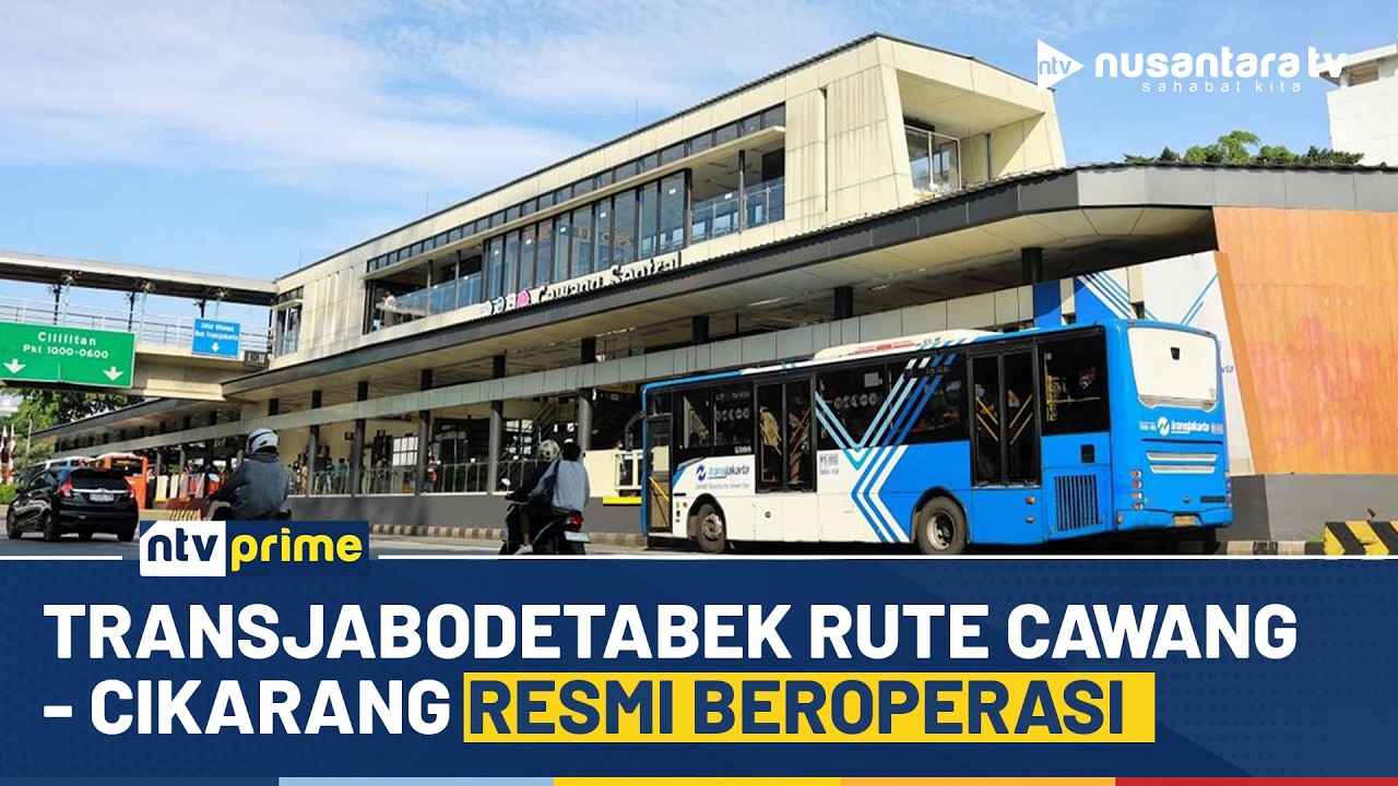 [LIVE] Transjabodetabek Rute Cawang - Cikarang Resmi Beroperasi | NTV PRIME