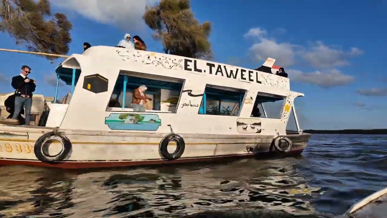 بحيرة البرلس و قرية الشخلوبة في مصر في كفر الشيخ الجزء الثاني  رحلات حسين الجابري