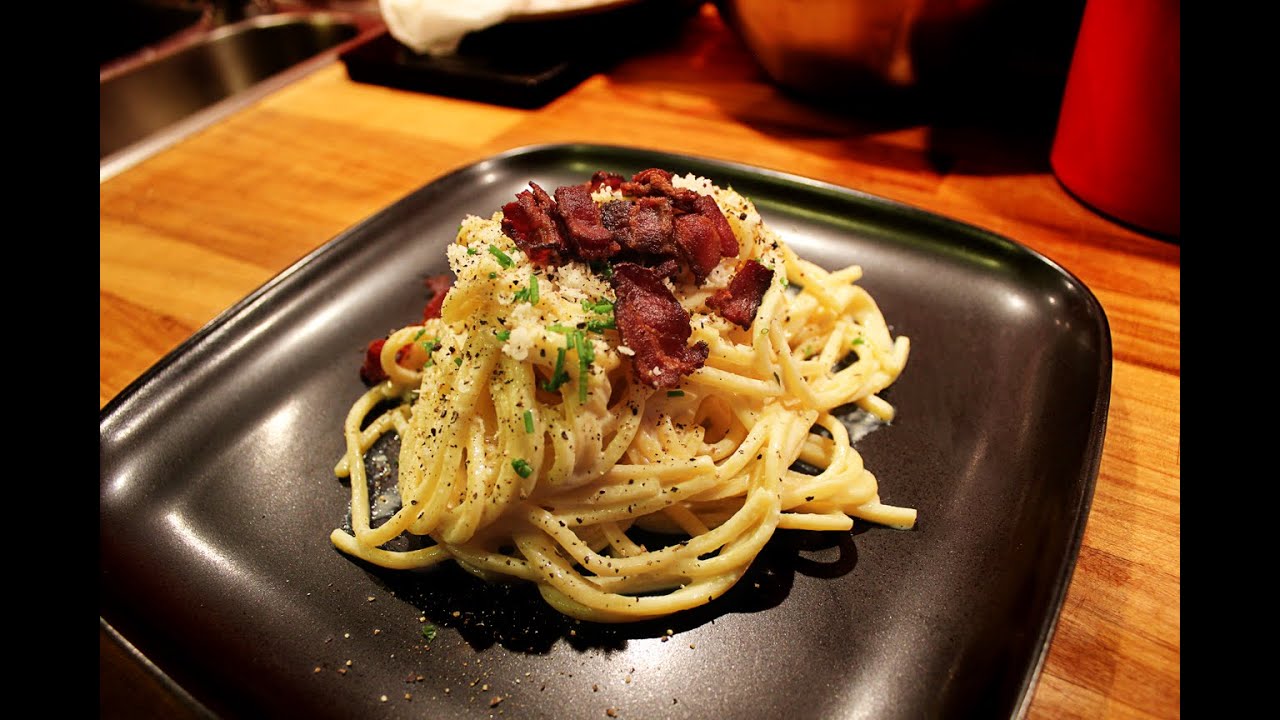 Pasta alla carbonara del futuro