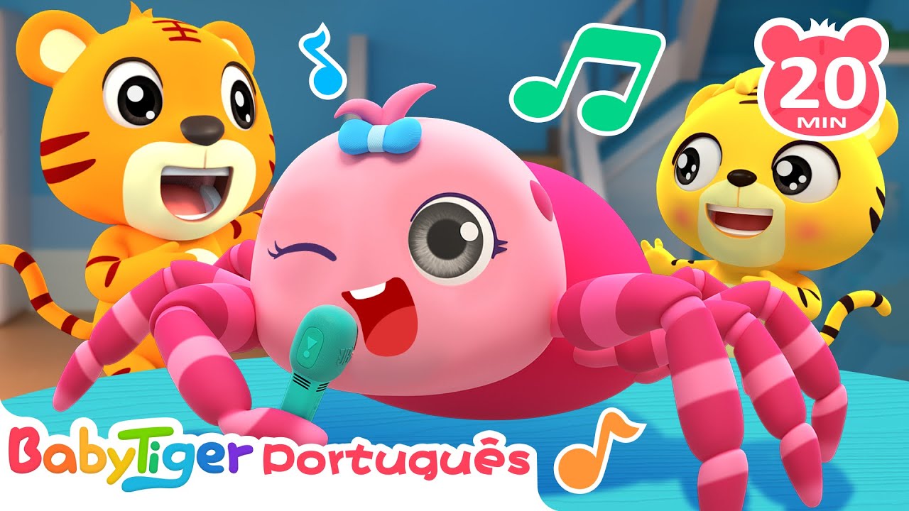 A Dona Aranha | Canções De Animais | Canções Infantis e Desenhos Animados para Crianças | Bebê Tigre
