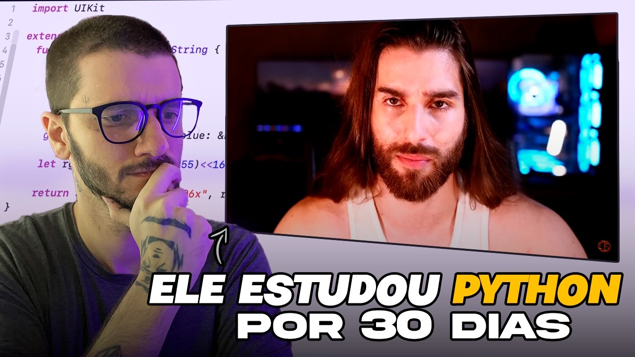 ESTUDANDO PROGRAMAÇÃO POR 30 DIAS | REAGINDO AO Douglas Flamino