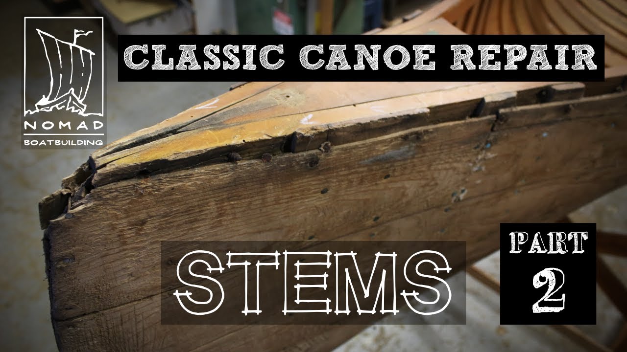 ️️️NOMAD - Ремонт брезентового каноэ, часть 2