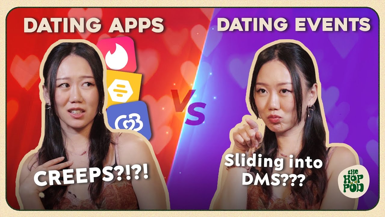 Where Do SINGLES Look For LOVE?! (Dating Apps vs Dating Events) | The Hop Pod Ep.99