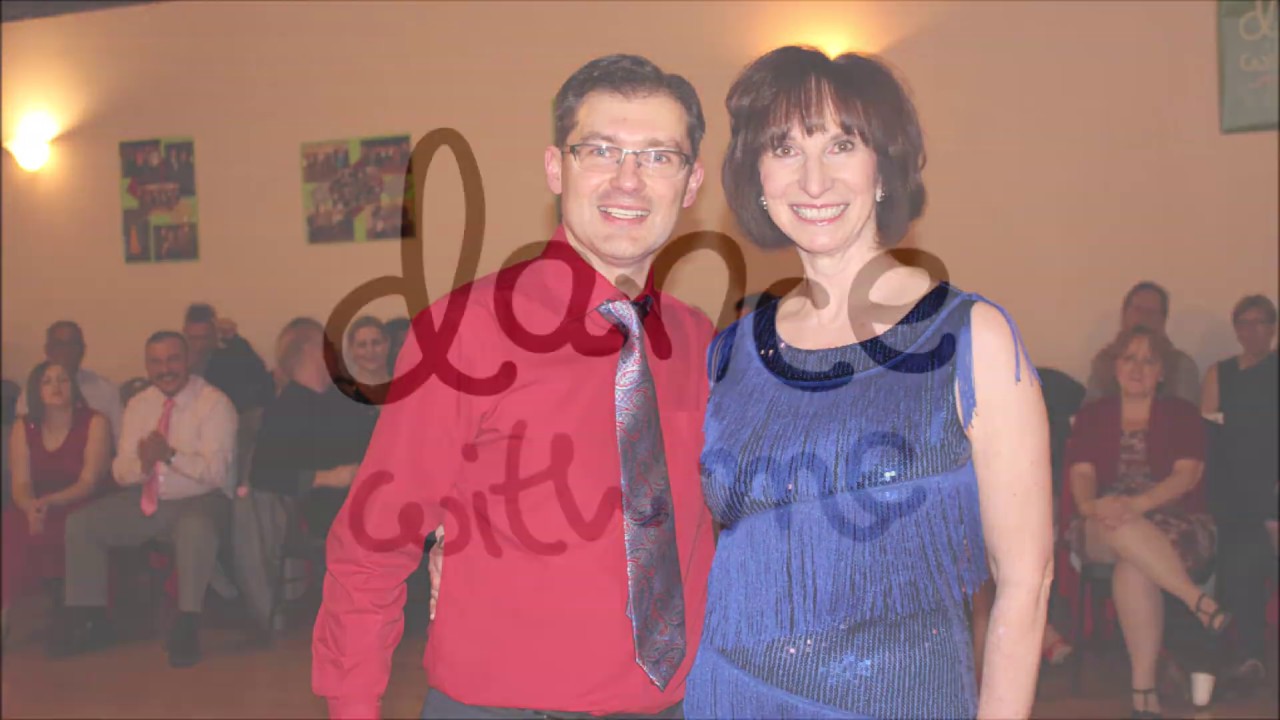 Dance with me Toronto: Pro-Am Salsa performance by Rhonda & Egor at a dance party, Markham 2020