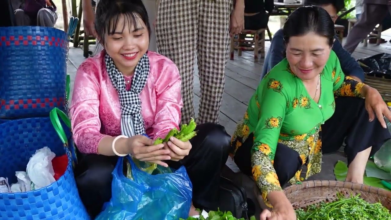 Chợ Quê Tân Thuận Đông – Mưa Lớn Vẫn Bán Sạch! | Cù Lao Gió T233