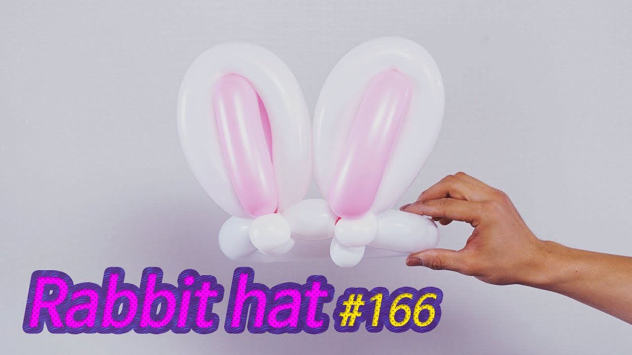 풍선아트 토끼모자 #166 요술풍선 / Rabbit hat - Balloon Art #166