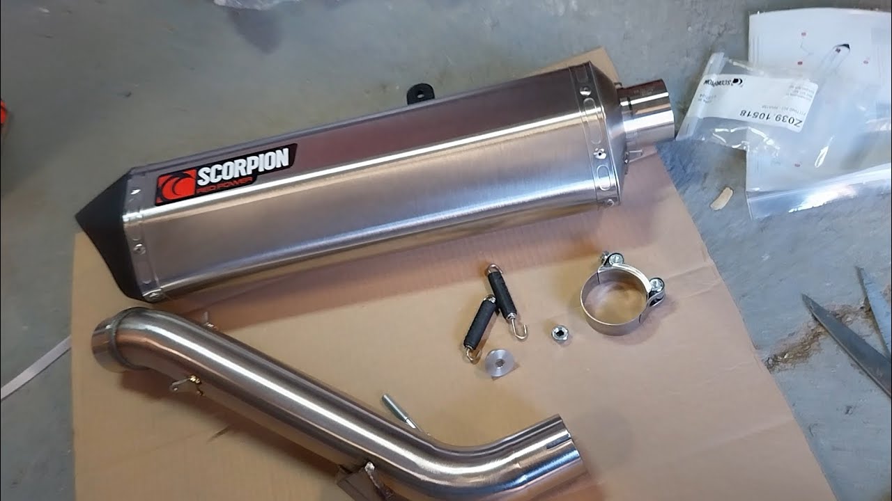 SCORPION RACE CAN INSTALL 