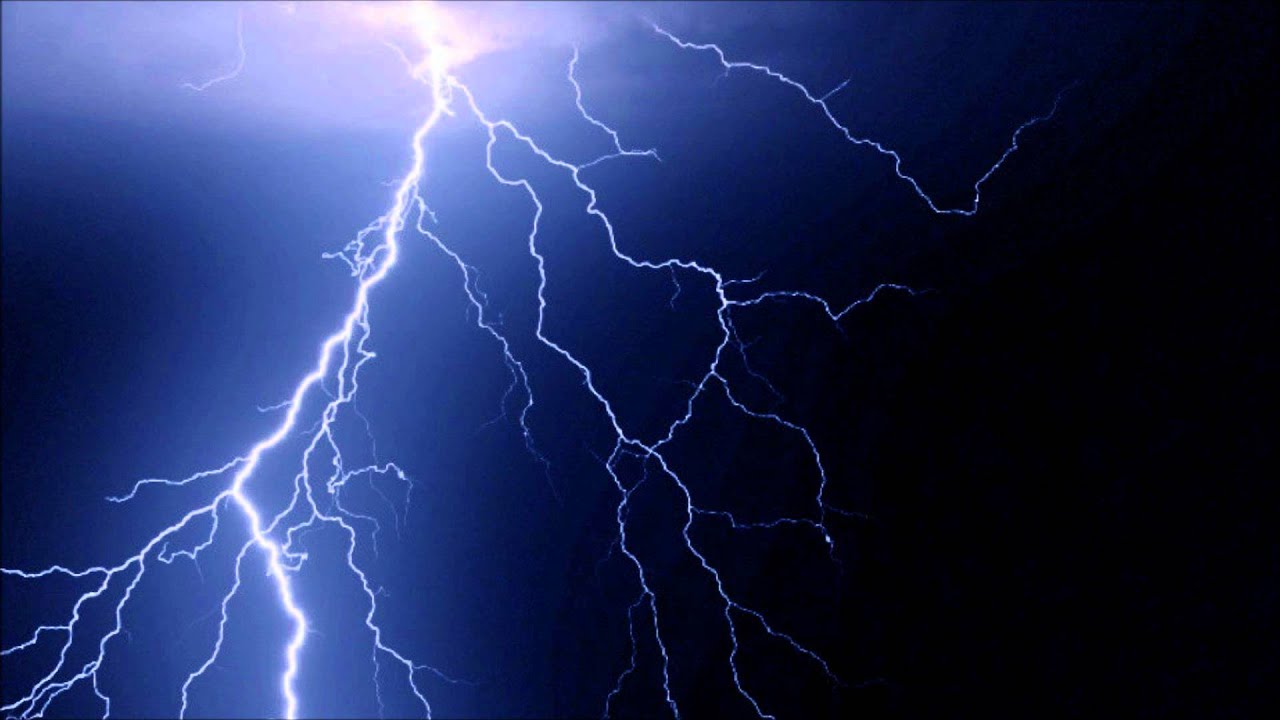 雷(雷鳴強め版)-作業用・勉強用BGM1時間版/Thunder-Lightning BGM/Nature Sounds