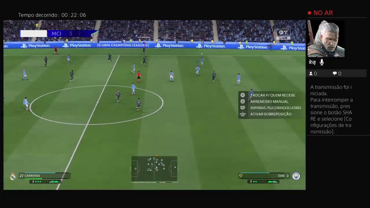 Transmissão ao vivo do PS4 de francyscoromanos