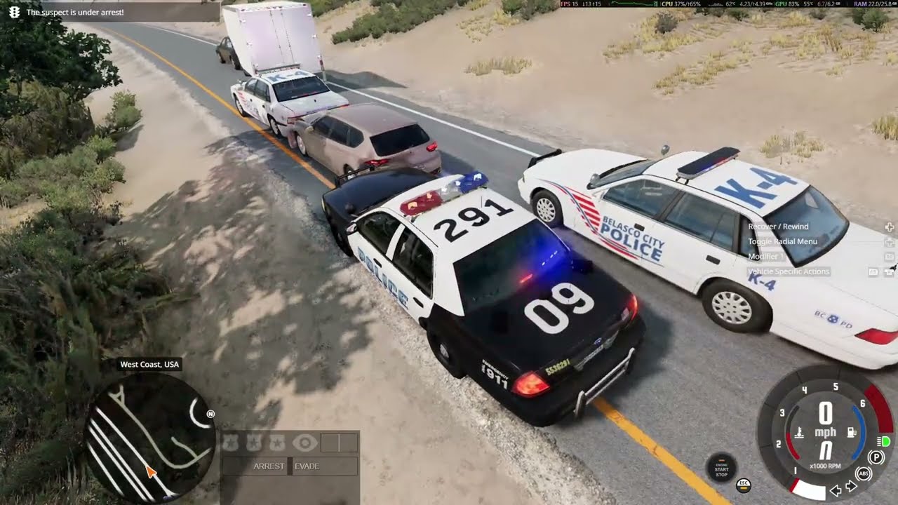 Partnership with the police on beam 