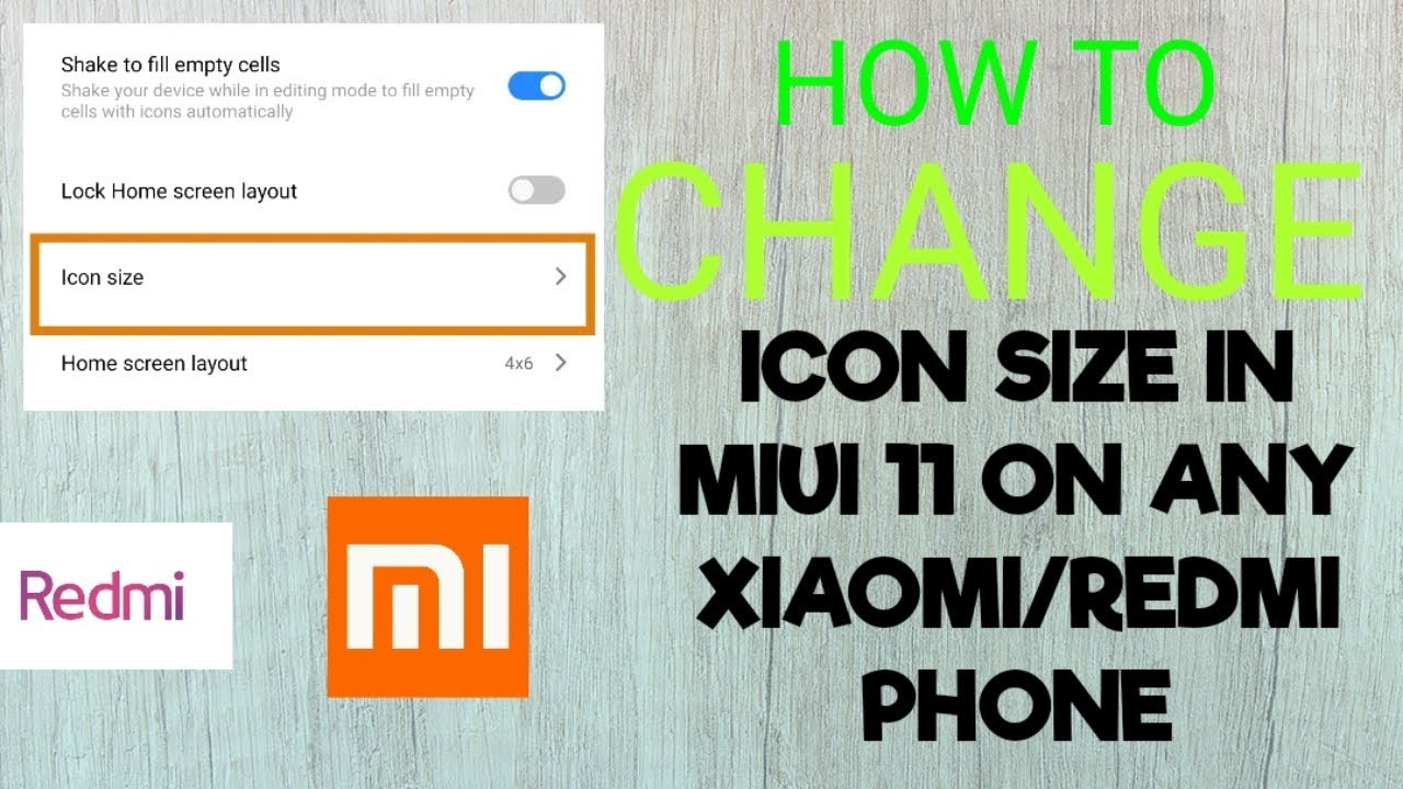 How to Change Icon Size with New Miui Launcher| MIUI 11 | DOWNLOAD NOW|Link in description