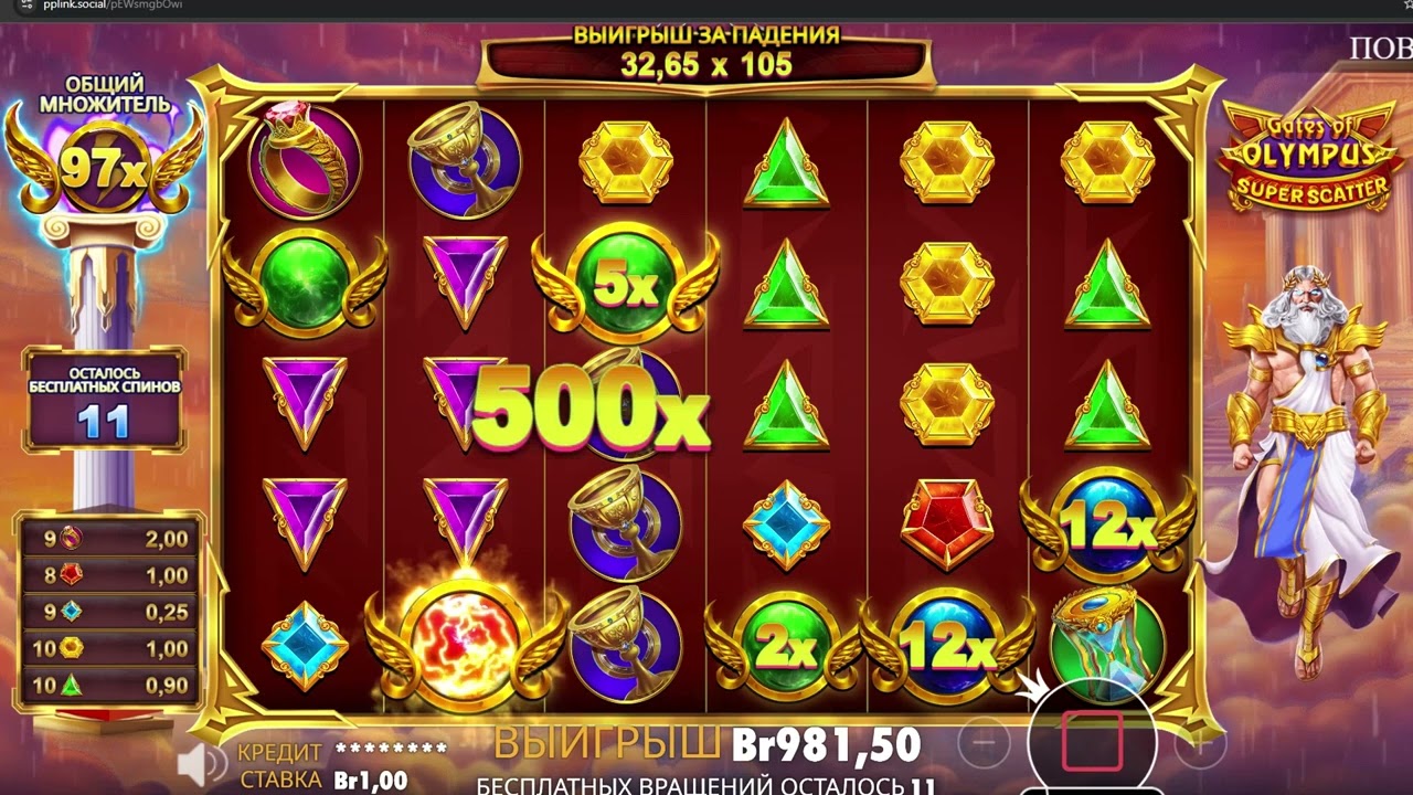 БЕТЕРА.СЛОВИЛ MAX WIN В GATES OF OLYMPUS SUPER SCATTER / 50000X