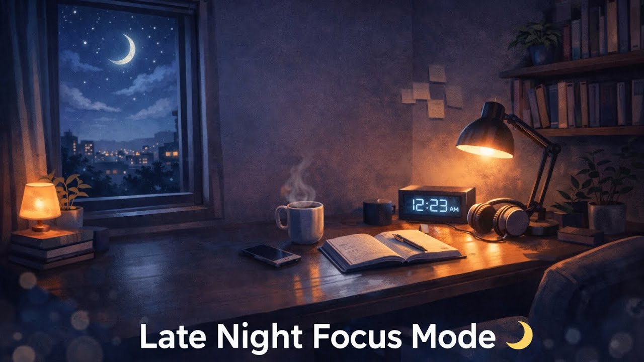 Late Night Focus Mode 🌙 │ Midnight Focus 67