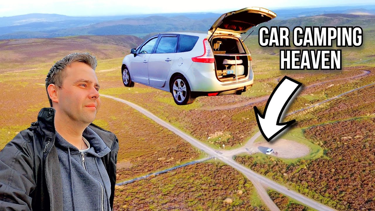 SOLO Car Camping On The Mountain | MICRO CAR CAMPER VAN LIFE