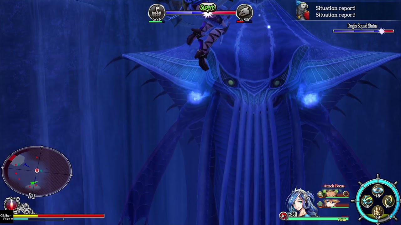 Ys VIII - Boss 25: Okeanos (Inferno)