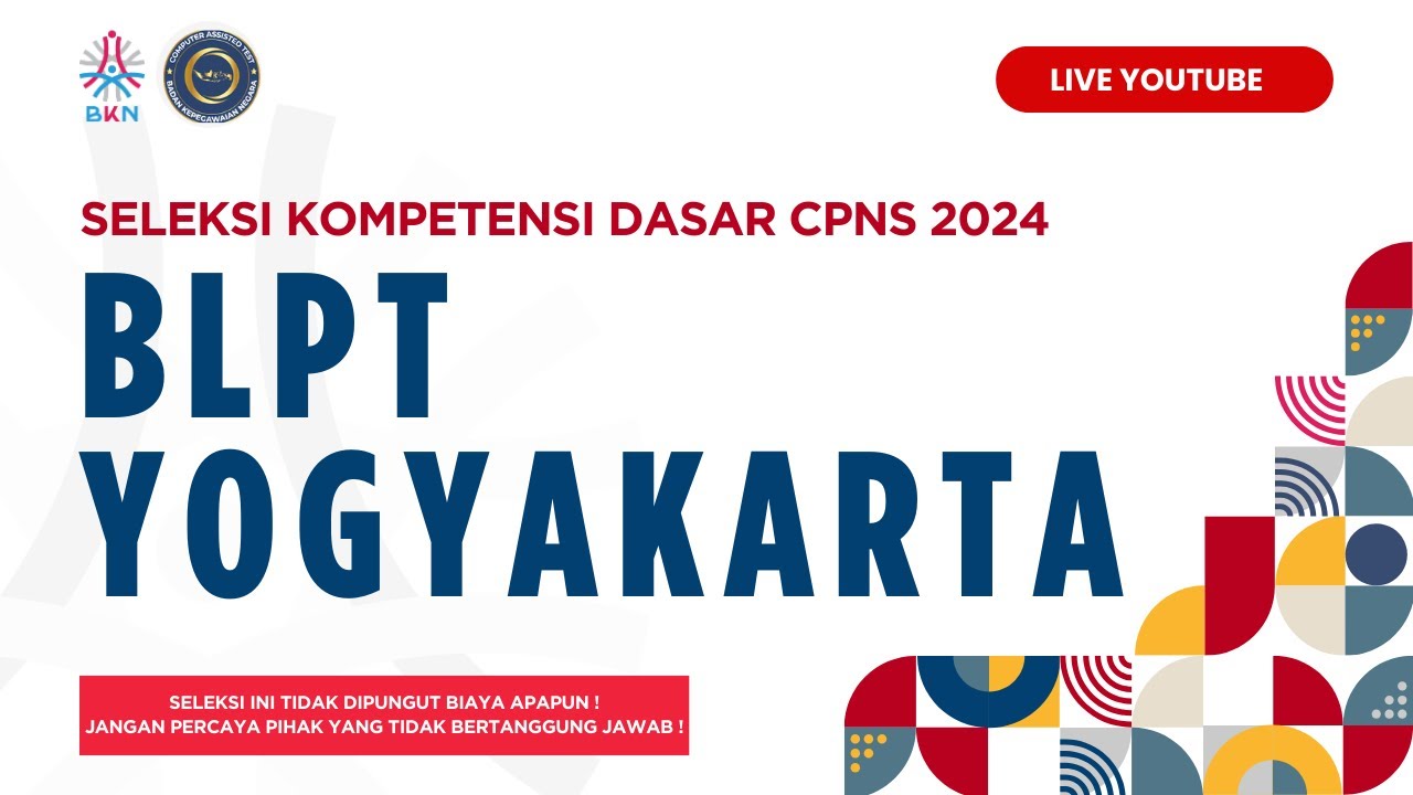 Tilok BLPT Yogyakarta | Seleksi CPNS 2024 | Selasa, 29 Oktober 2024 | Sesi 1