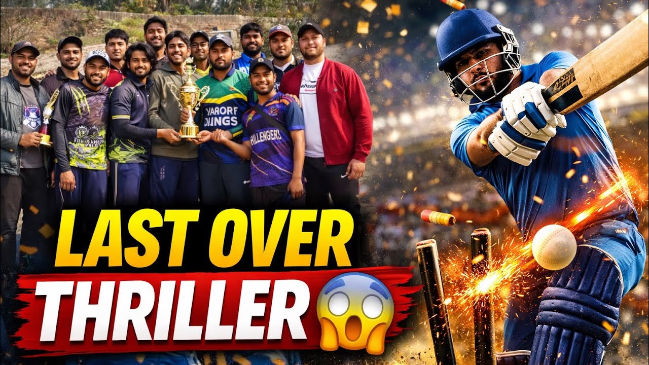 We Won The Final 🏆 | Unbelievable Last Over Finish | Cricket Match Highlights